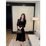 カラーコントラストの襟付きシングルブレストワンピース | Ulysses | 詳細画像8 