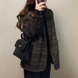 ブラウン | リボン襟付きジャケット | Ulysses