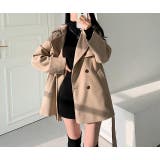 リボン襟付きダブルブレストメルトンジャケット | Ulysses | 詳細画像1 