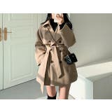 リボン襟付きダブルブレストメルトンジャケット | Ulysses | 詳細画像3 