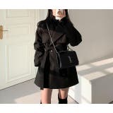 リボン襟付きダブルブレストメルトンジャケット | Ulysses | 詳細画像5 