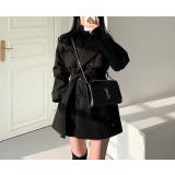 リボン襟付きダブルブレストメルトンジャケット | Ulysses | 詳細画像6 