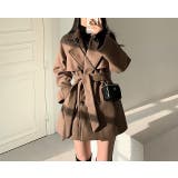 リボン襟付きダブルブレストメルトンジャケット | Ulysses | 詳細画像7 