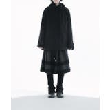 ブラック | フード付きメルトンジャケット | Ulysses