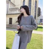 ニットサイドスリットトップスワイドパンツセットアップ | Ulysses | 詳細画像7 