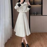 配色ショートジャケットスカートセットアップ | Ulysses | 詳細画像2