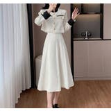 配色ショートジャケットスカートセットアップ | Ulysses | 詳細画像4