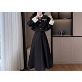 配色ショートジャケットスカートセットアップ | Ulysses | 詳細画像6