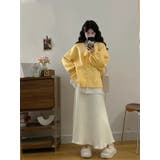 イエロー | リボンVネックカーディガンジャケット | Ulysses