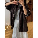ブラウン | 襟付きシングルブレスト鹿の毛皮の綿毛ジャケット | Ulysses