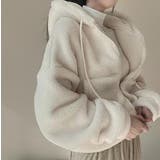 ショートフード付き羊羔毛ジャケット | Ulysses | 詳細画像1 