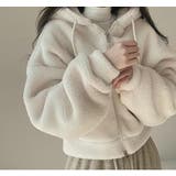 ショートフード付き羊羔毛ジャケット | Ulysses | 詳細画像2 