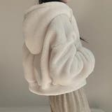 ショートフード付き羊羔毛ジャケット | Ulysses | 詳細画像3 