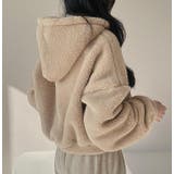 ショートフード付き羊羔毛ジャケット | Ulysses | 詳細画像5 