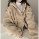 ショートフード付き羊羔毛ジャケット | Ulysses | 詳細画像8 