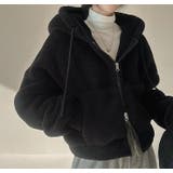 ショートフード付き羊羔毛ジャケット | Ulysses | 詳細画像9 