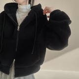 ショートフード付き羊羔毛ジャケット | Ulysses | 詳細画像12 