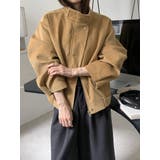 ベージュ | スタンドカラーコーデュロイジャケット | Ulysses