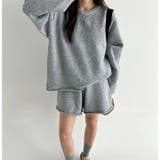 ニットクルーネックトップスショートパンツセットアップ | Ulysses | 詳細画像4 