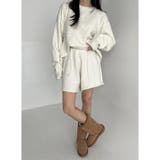 ニットクルーネックトップスショートパンツセットアップ | Ulysses | 詳細画像6 