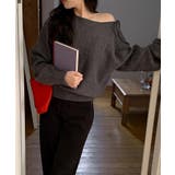 リボンオフショルダーニットトップス | Ulysses | 詳細画像10 