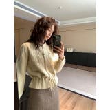 ベージュ | リボンニットトップス | Ulysses