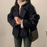 襟付きダブルブレストショートメルトンジャケット | Ulysses | 詳細画像9 