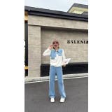 オフホワイト | スウェット切り替えデニムトップスパンツセットアップ | Ulysses