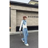 スウェット切り替えデニムトップスパンツセットアップ | Ulysses | 詳細画像2 