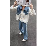 スウェット切り替えデニムトップスパンツセットアップ | Ulysses | 詳細画像3 