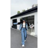 スウェット切り替えデニムトップスパンツセットアップ | Ulysses | 詳細画像5 