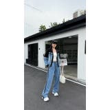 スウェット切り替えデニムトップスパンツセットアップ | Ulysses | 詳細画像6 