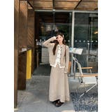 ニット切り替えシングルブレストトップススカートセットアップ | Ulysses | 詳細画像1 