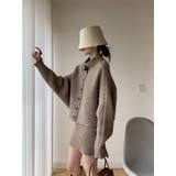 シングルブレストニットトップスショートスカートセットアップ | Ulysses | 詳細画像3 