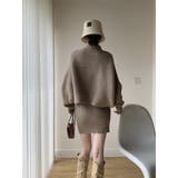 シングルブレストニットトップスショートスカートセットアップ | Ulysses | 詳細画像4 