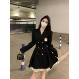 バックリボンタイ切り替えレースワンピース | Ulysses | 詳細画像5 