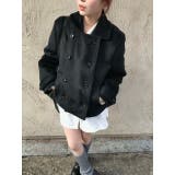 ブラック | メルトンダブルブレストショートジャケット | Ulysses