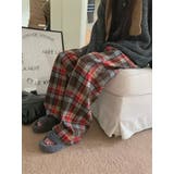 メルトンチェック柄ワイドパンツ | Ulysses | 詳細画像2 