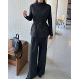 ベルト付きベストトップスワイドパンツセットアップ | Ulysses | 詳細画像6