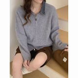 ライトグレー | ダブルジップセータートップス | Ulysses