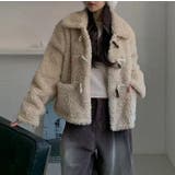 ベージュ | 羊羔毛ジャケット | Ulysses