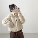 スタンドカラーショート羊羔毛ジャケット | Ulysses | 詳細画像1 