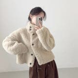 スタンドカラーショート羊羔毛ジャケット | Ulysses | 詳細画像2 