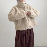 スタンドカラーショート羊羔毛ジャケット | Ulysses | 詳細画像6 