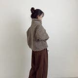 スタンドカラーショート羊羔毛ジャケット | Ulysses | 詳細画像8 