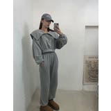 スウェットショートジャケットワイドパンツセットアップ | Ulysses | 詳細画像8 