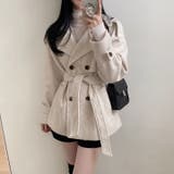 リボンダブルブレストメルトンジャケット | Ulysses | 詳細画像1