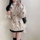 リボンダブルブレストメルトンジャケット | Ulysses | 詳細画像4