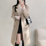 リボンダブルブレストロングメルトンジャケット | Ulysses | 詳細画像1