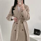 リボンダブルブレストロングメルトンジャケット | Ulysses | 詳細画像4